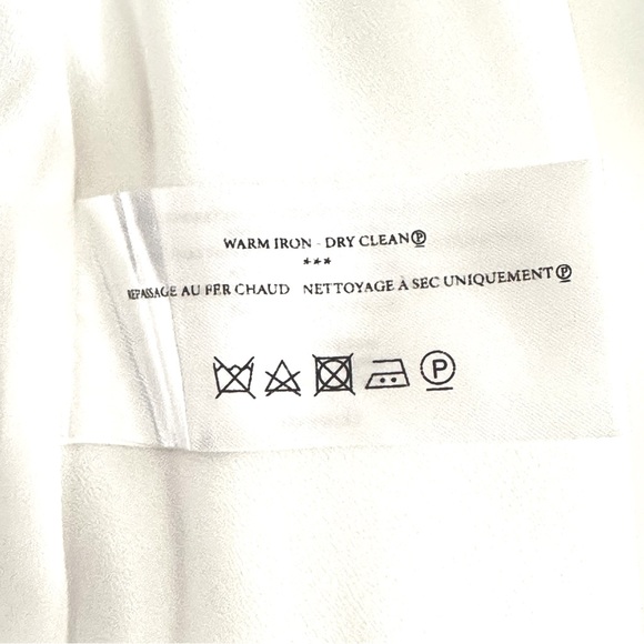 Cameo White Full Midi Skirt with Sheer Organza Overskirt and 2 Linings Size M - Picture 6 of 8